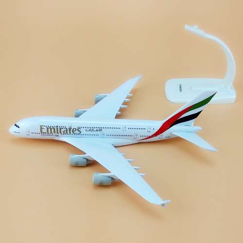 Alloy Metal Air EMIRATES A380 Airlines Airplane Model United Arab Emirates Airbus 380 Airways Plane