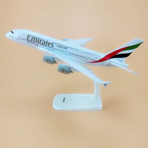 Alloy Metal Air EMIRATES A380 Airlines Airplane Model United Arab Emirates Airbus 380 Airways Plane