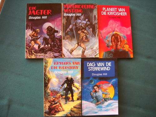 5 X Douglas Hill  (Wetenskapfiksieverhale)
