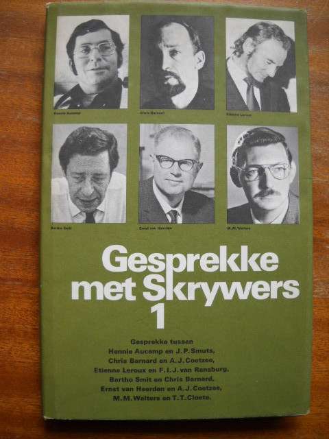 GESPREKKE MET SKRYWERS 1  Eerste uitgawe 1971  (BIOGRAFIES)