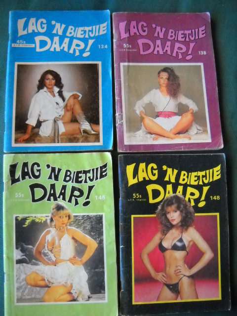 4 X LAG 'N BIETJIE DAAR! Nrs. 134, 138, 145, 148  (Humor)  Redakteur: Victor van Wyk