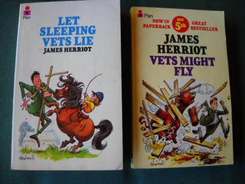 2 x JAMES HERRIOT  Let sleepng vets live (1973) & Vets might fly (1976)