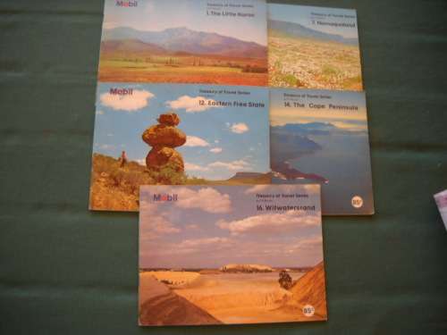 TREASURY OF TRAVEL SERIES No's 1, 7, 12, 14 & 16  by T.V. Bulpin  Published in 1970's
