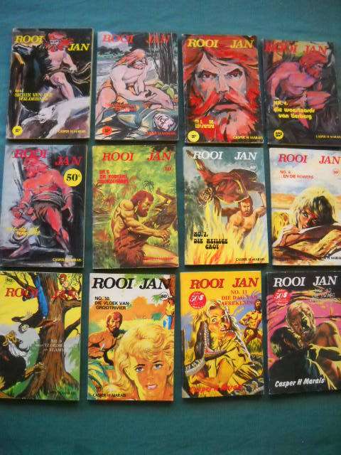 ROOI JAN-REEKS  deur Casper H. Marais  Sirkel-reeks Nr.'s 1 tot 12
