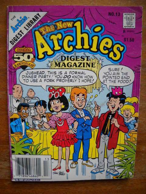 COMIC BOOKS: THE NEW ARCHIES  Digest Magazine  No. 13  Published 1991