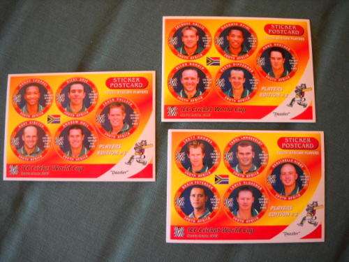 2003 ICC CRICKET WORLD CUP COLLECTORS CARDS  (MEMORABILIA)