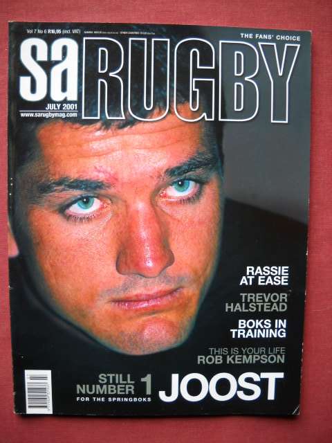 SA RUGBY MAGAZINE JULY 2001 Vol 7 No 6