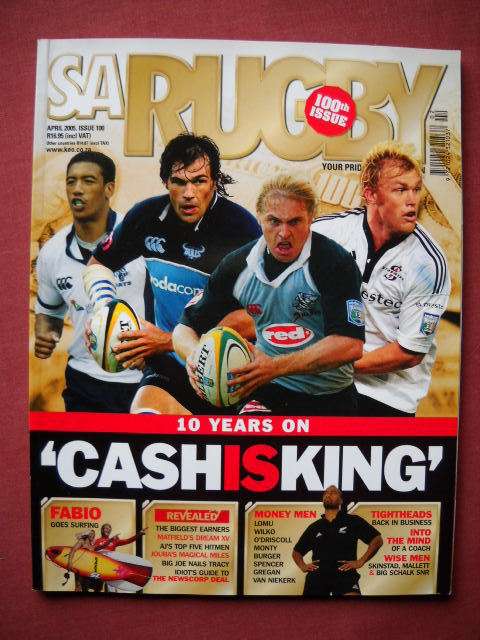 SA RUGBY MAGAZINE  APRIL 2005  Issue: 100