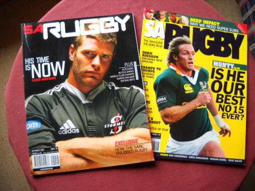 2 X SA RUGBY MAGAZINES  August and September 2006  iSSUES: 115 and 116