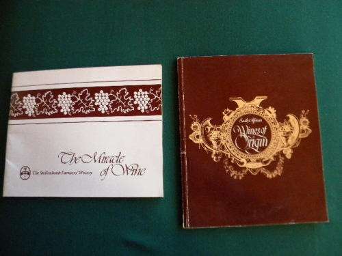 SOUTH AFRICAN WINES OF ORIGIN plus THE MIRACLE OF WINE