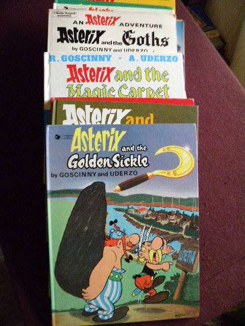 16 ASTERIX COMIC BOOKS