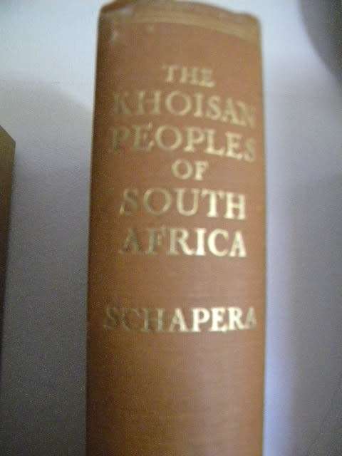 THE KHOISAN PEOPLES OF SOUTH AFRICA  by I. Schapera