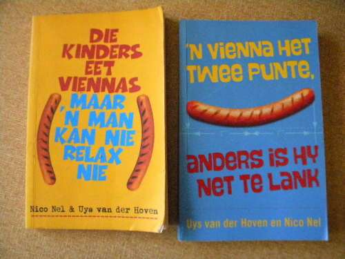 2 X  NICO NEL UYS V D HOVEN: Die kinders eet viennas  en `n Vienna het twee punte  (Humor)