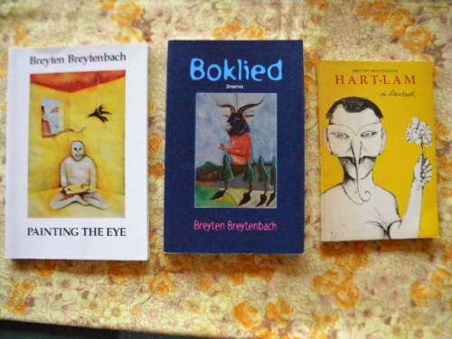 3 X BREYTEN BREYTENBACH: Painting the eye, Boklied en Hart-lam