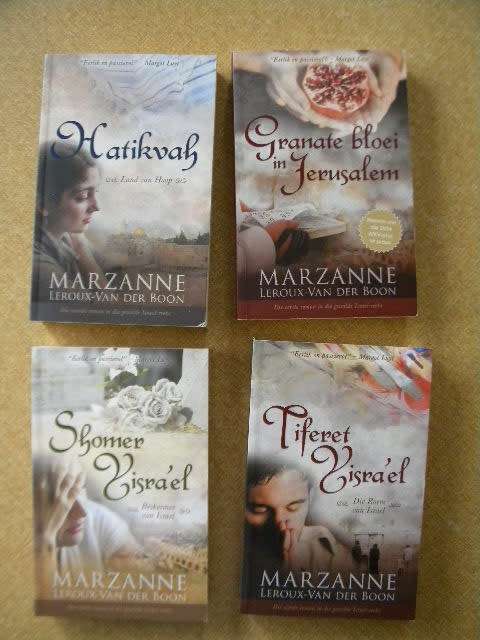 ISRAEL-REEKS  deur Marzanne Leroux van der Boon  (Historiese fiksie) 7 Boeke