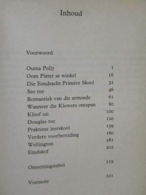 KORSIES VAN GROWWEBROOD  deur P. H. Nortje (Outobiografiese vertelling)