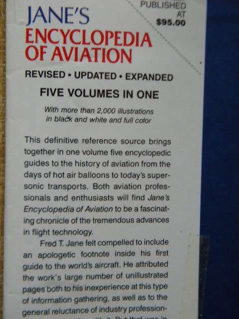 JANE'S ENCYCLOPEDIA OF AVIATION (The history of flight) Compiled & Edited by Michael J. H. Taylor