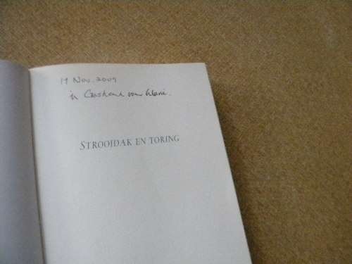 STROOIDAK EN TORING  Van mense en my tyd  deur Izak de Villiers