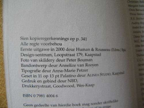 UIT DIE KONTREIE VANDAAN  Saamgestel deur Abraham H. de Vries