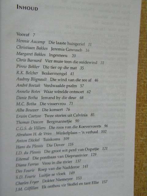 UIT DIE KONTREIE VANDAAN  Saamgestel deur Abraham H. de Vries