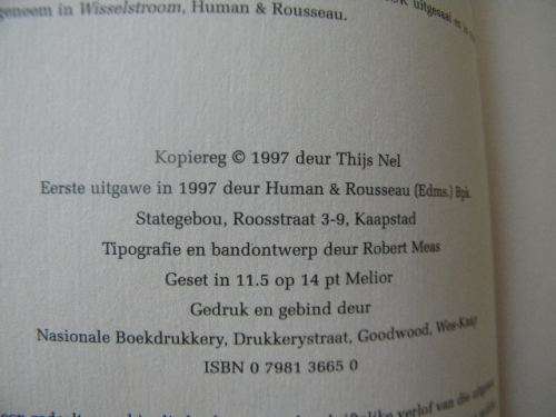 'N ANNERSTER SOORT  deur Thijs Nel