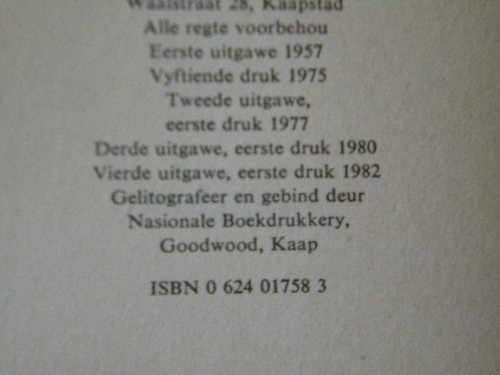 MAN VAN CIRENE  deur F. A. Venter