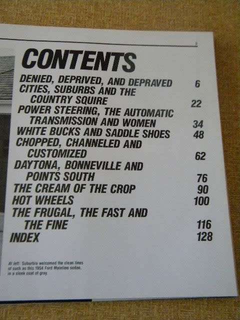 AUTOMOBILES OF THE FIFTIES  by W. P. Jennings