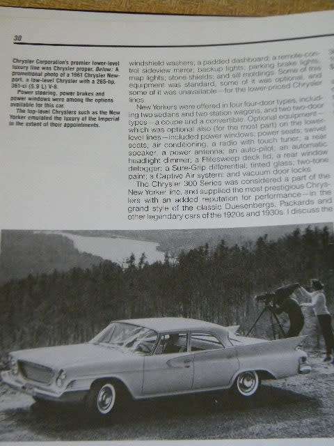 AUTOMOBILES OF THE SIXTIES  by Timothy Jacobs