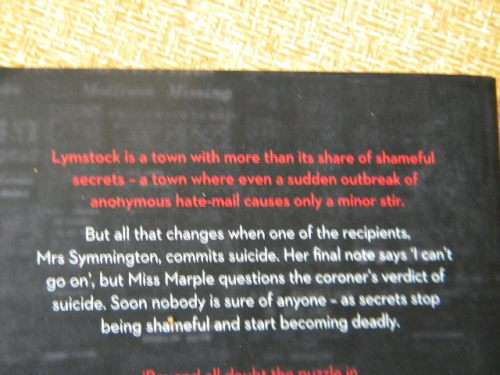 2 X AGATHA CHRISTIE The Moving Finger (Paperback)  and  The Murder of Roger Ackroyd (Hardcover)