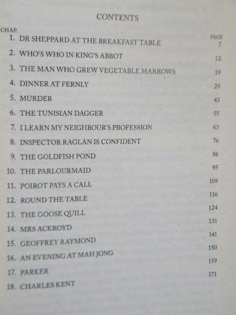 2 X AGATHA CHRISTIE The Moving Finger (Paperback)  and  The Murder of Roger Ackroyd (Hardcover)