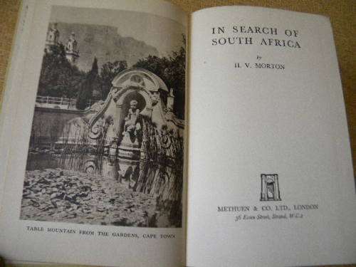 IN SEARCH FOR SOUTH AFRICA  by H. V. Morton
