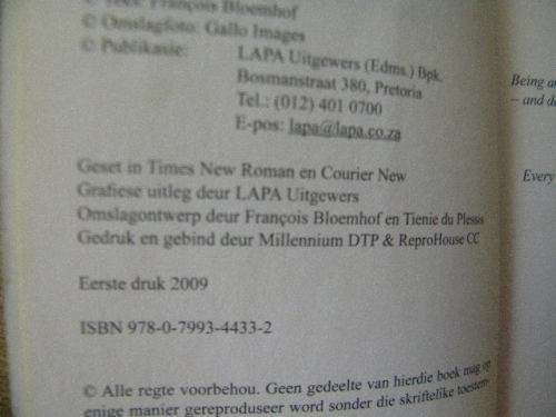 HARDE WOORDE  deur Francois Bloemhof  (`n Speurroman)