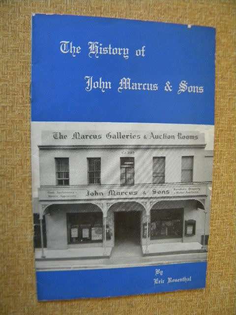 THE HISTORY OF JOHN MARCUS & SONS  by Eric Rosenthal