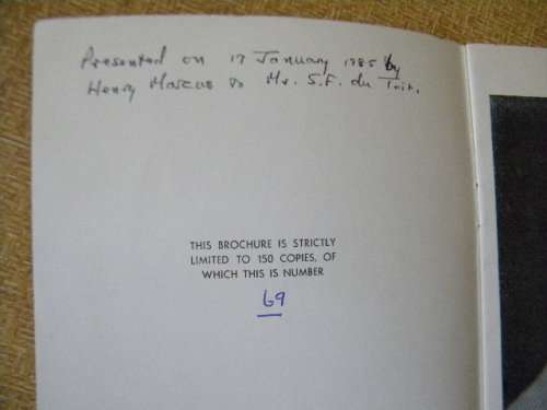 THE HISTORY OF JOHN MARCUS & SONS  by Eric Rosenthal