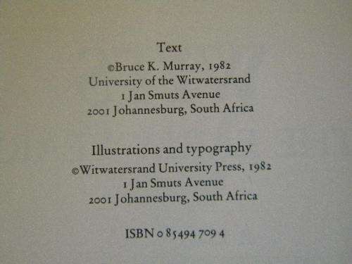 WITS THE EARLY YEARS  (1896 - 1939)  by Bruce K. Murray (University of Witwatersrand)