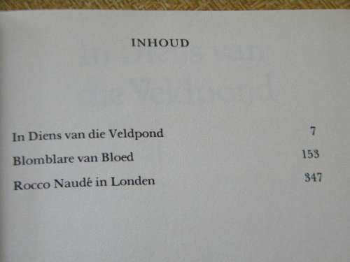 DIE VELDPOND OMNIBUS  deur Wim Hartman alias Louwrence de Kock