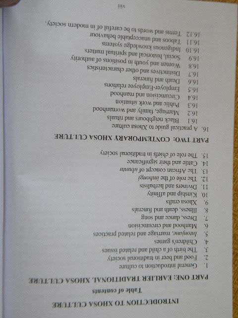 INTRODUCTION TO XHOSA CULTURE  by P. T. Mtuze