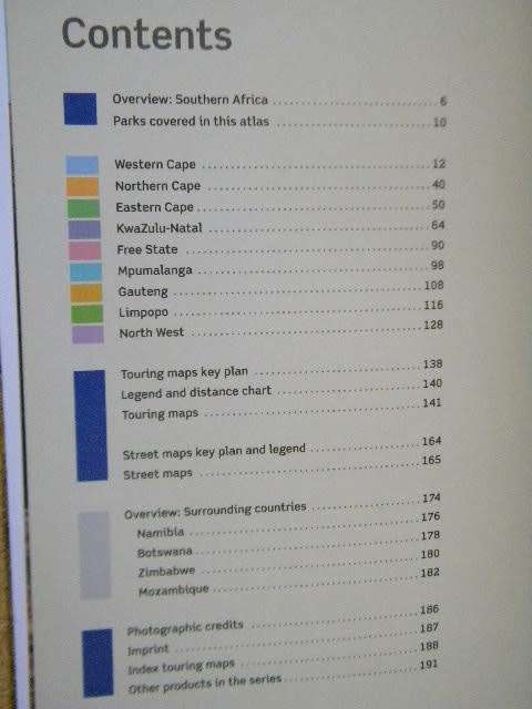 ATLAS OF NATIONAL PARKS AND RESERVES OF SOUTH AFRICA   Text by Marielle Renssen