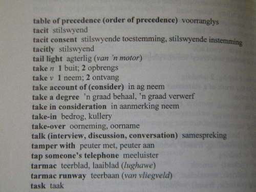 TWEETALIGE POLISIEWOORDEBOEK / BILINGUAL POLICE DICTIONARY  by I E du Toit