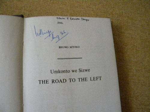 THE ROAD TO THE LEFT umkonTO we Sizwe by Bruno mTOlo