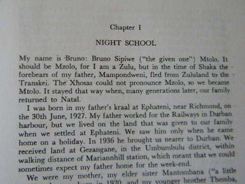 THE ROAD TO THE LEFT umkonTO we Sizwe by Bruno mTOlo