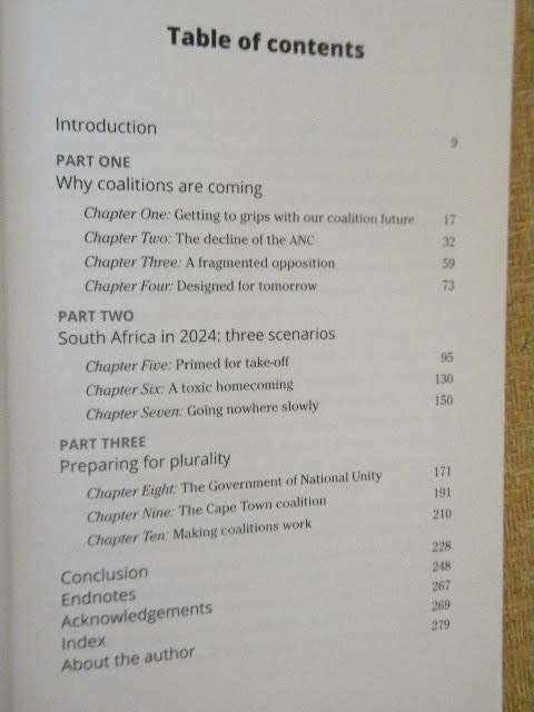 COALITION COUNTRY South Africa after the ANC by Leon Schreiber
