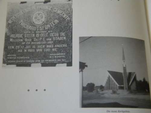 TRICHARDTSFONTEIN  100 JAAR EEUFEES GEDENKBLAD 1879 - 1979  deur J P B Blignaut (GETEKEN)