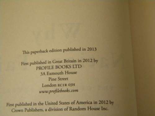 WHY NATIONS FAIL by Daron Acemoglu & James A. Robinson  The origins of Power, Prosperity and Poverty