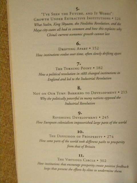 WHY NATIONS FAIL by Daron Acemoglu & James A. Robinson  The origins of Power, Prosperity and Poverty