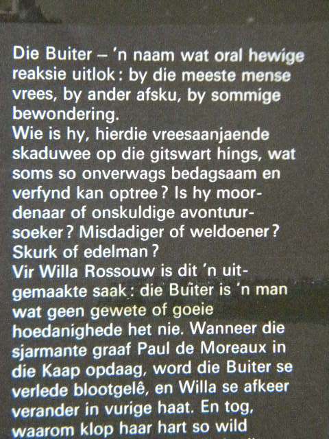 DIE BUITER  deur Gerrie Radlof