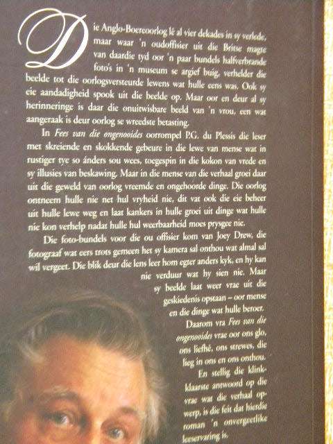 FEES VAN DIE ONGENOOIDES  deur P.G. du Plessis  (ATKV-prosaprys)  Historiese Roman