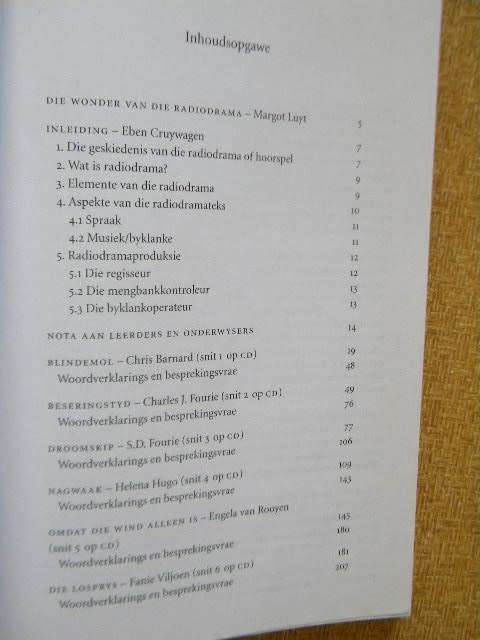 DROOMSKIP EN ANDER RADIODRAMAS  Uitgesoek vir skole deur Herman van der Westhuizen