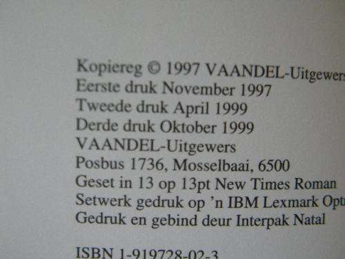 SIENER VAN RENSBURG  DIE LAASTE LOOPGRAAF  deur Adriaan Snyman