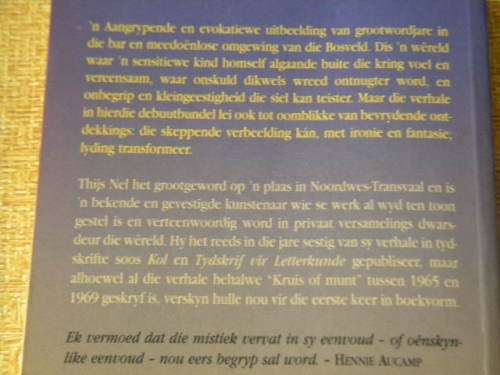 'N ANNERSTER SOORT  deur Thijs Nel  ('n Bundel kortverhale)